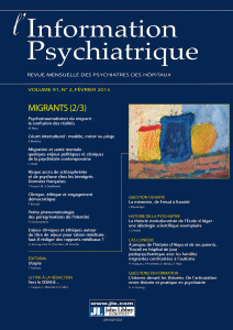 INFORMATION PSYCHIATRIQUE (L')