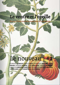 revue littéraire cuisine et musique couverture feuillage